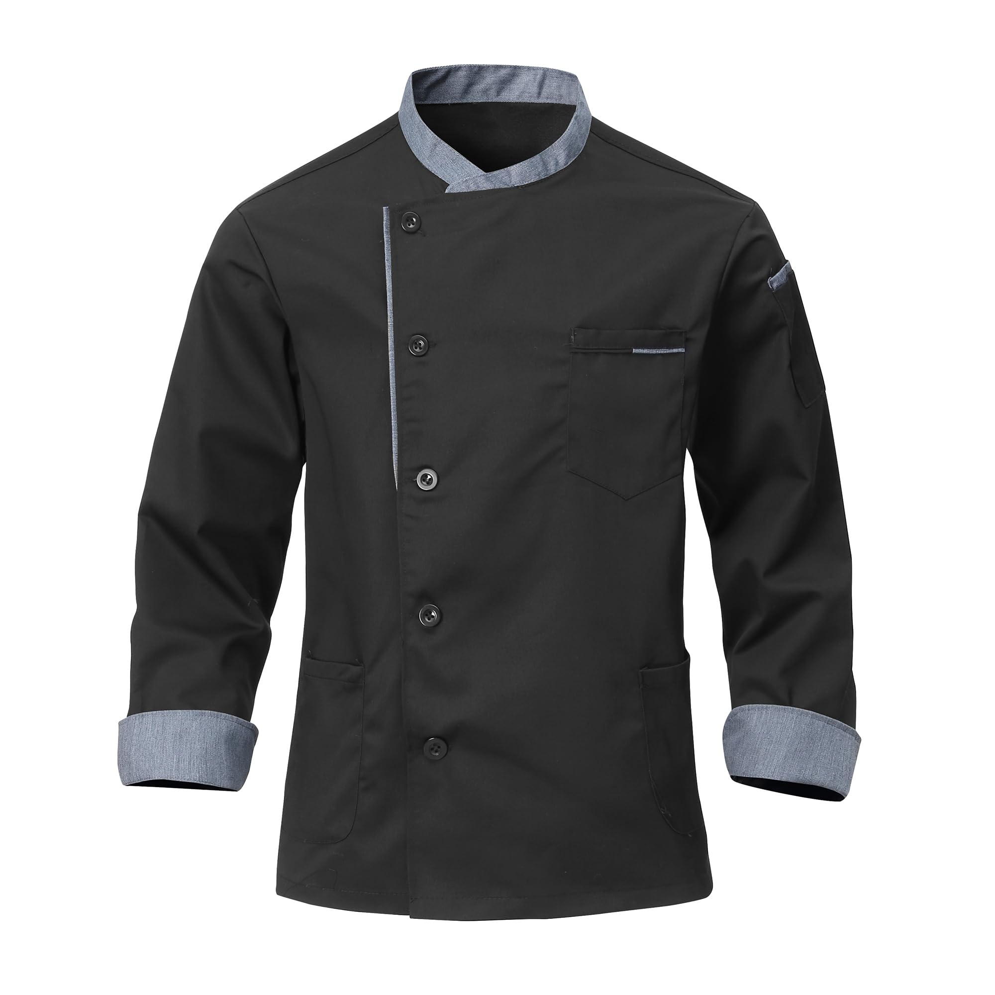 Veste de Cuisine Professionnelle Unisexe Manches Longues CoXuantion (Vendeur tiers)