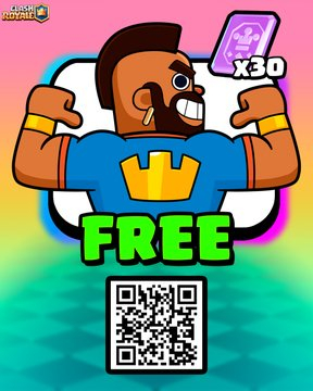 Emote Chevaucheur de Cochon & 30 Cartes Épiques gratuite sur Clash Royale (Dématérialisé)