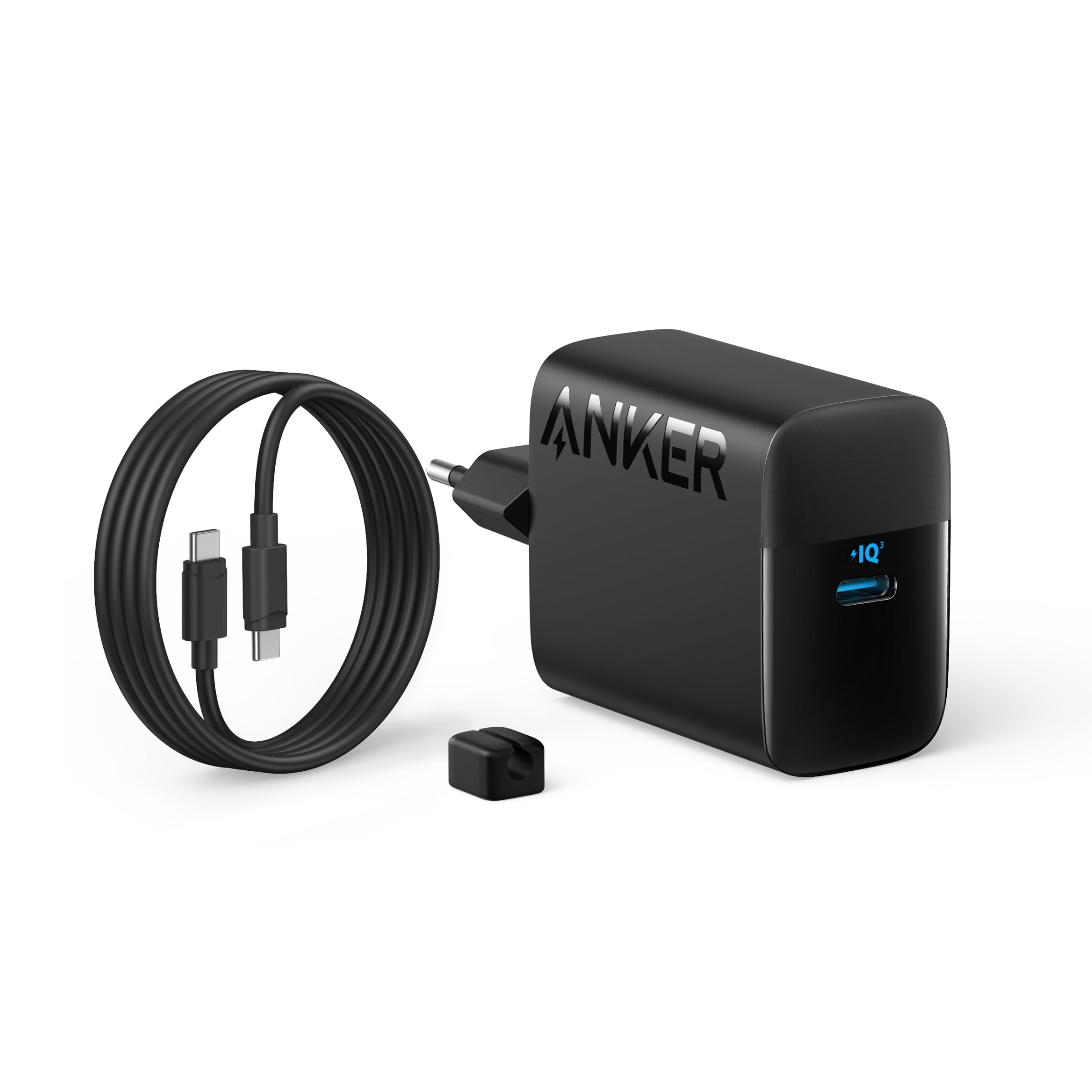 Chargeur secteur rapide Anker - 45 W, USB-C, câble USB-C 100 W de 1,5 m inclus (vendeur tiers)
