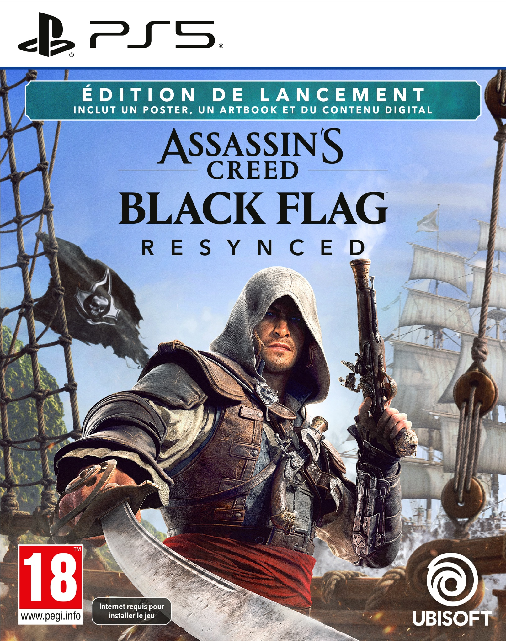 Assassin's Creed Black Flag Resynced Launch Edition sur PS5 ou Xbox Series X (Via reprise d’un jeu ou manette parmi une sélection)