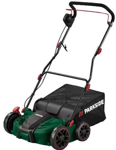 Scarificateur Aérateur Électrique filaire Parkside PELV 1800 C3 - 50L, 600m², 1800W