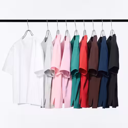 T-Shirt Uniqlo AIRism - en Coton, Technologie DRY, Coupe Relax Carrée, Col Rond Côtelé, 8 Coloris Disponibles, Tailles du XXS au XXL