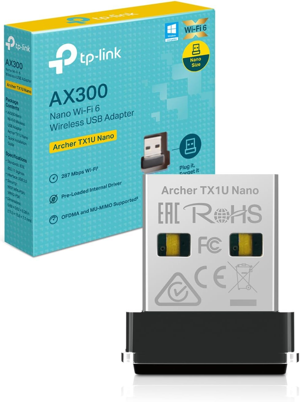 Clé Wi-Fi 6 TP-Link Archer TX1U Nano