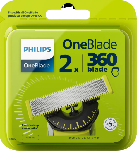 Pack de 2 lames de recharge pour Rasoir One Blade Philips - Taverny (95)