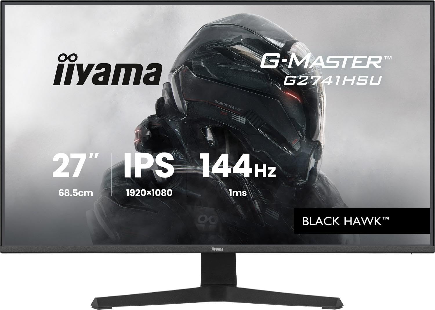Ecran PC 27" Iiyama G-Master G2741HSU-B1 - IPS, 1920x1080,144Hz, 1ms
