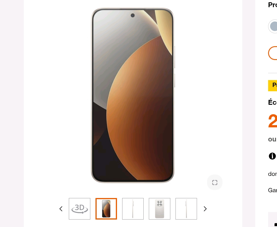 Smartphone 6.83" Xiaomi Redmi Note 15 Pro 5G - 8/256 Go (Gris, Noir ou Bleu)