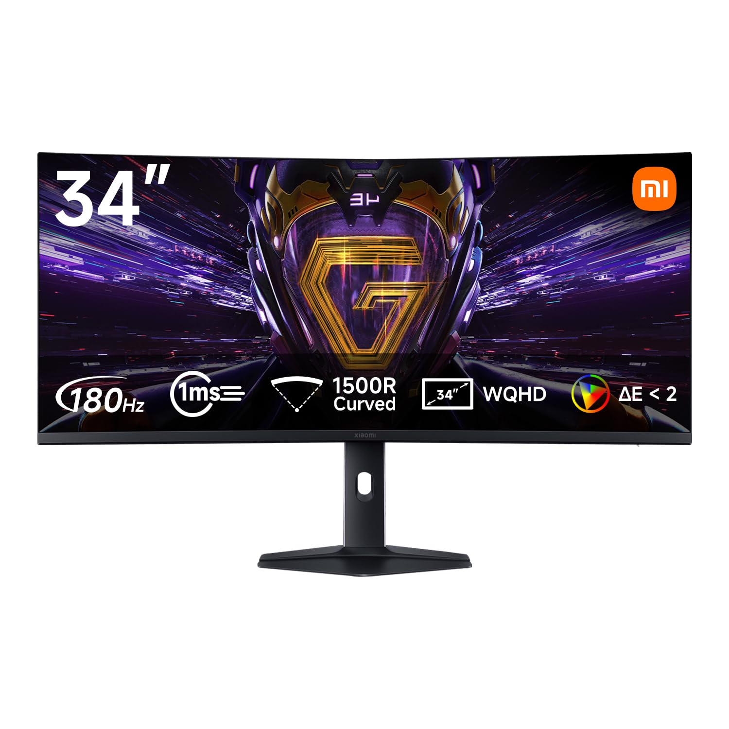 Écran PC Gamer Incurvé 34" Xiaomi C34WQDA-RGGL - WQHD 21:9, 180 Hz, 1 ms, 1500R, FreeSync