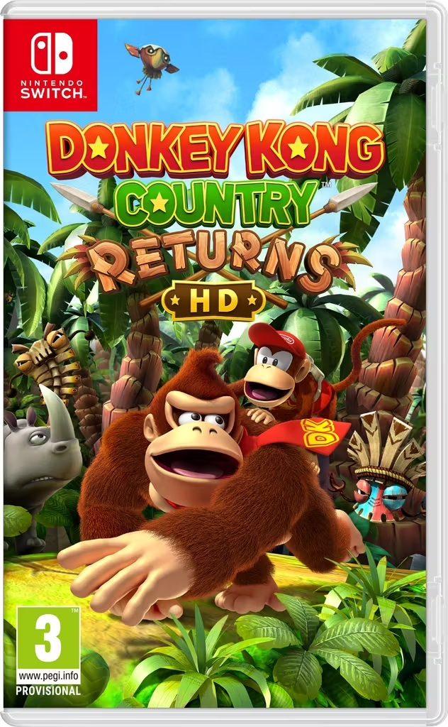 Donkey Kong Country Returns HD sur Nintendo Switch (sélection de magasins, via 25€ cagnottés)