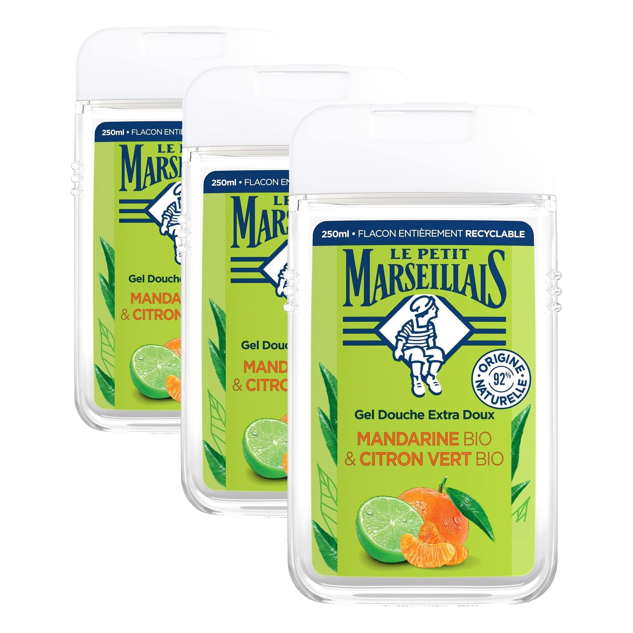 Lot de 3 flacons Le Petit Marseillais - 3 x 250ml