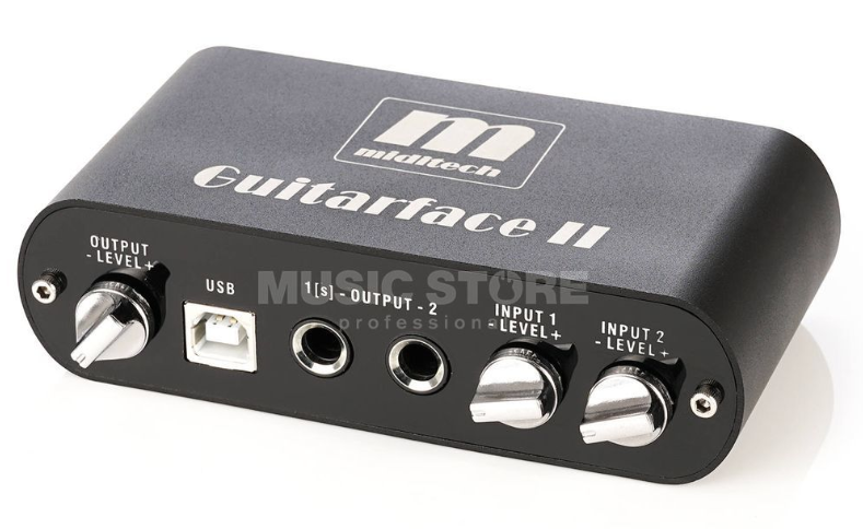 Interface USB Miditech Guitarface II - avec Bundle Logiciel gratuit