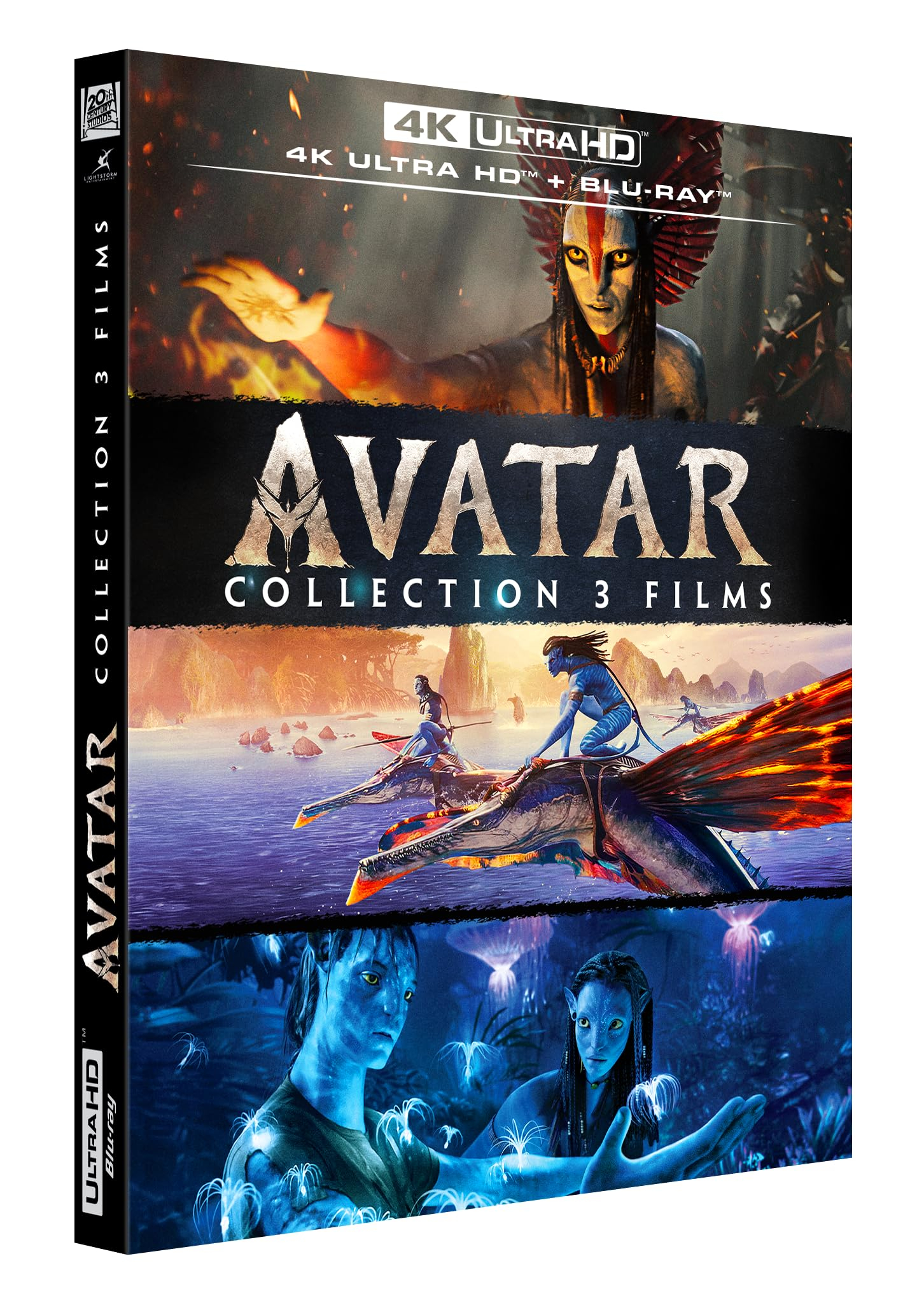 Coffret Blu-ray 4k Avatar - 3 films