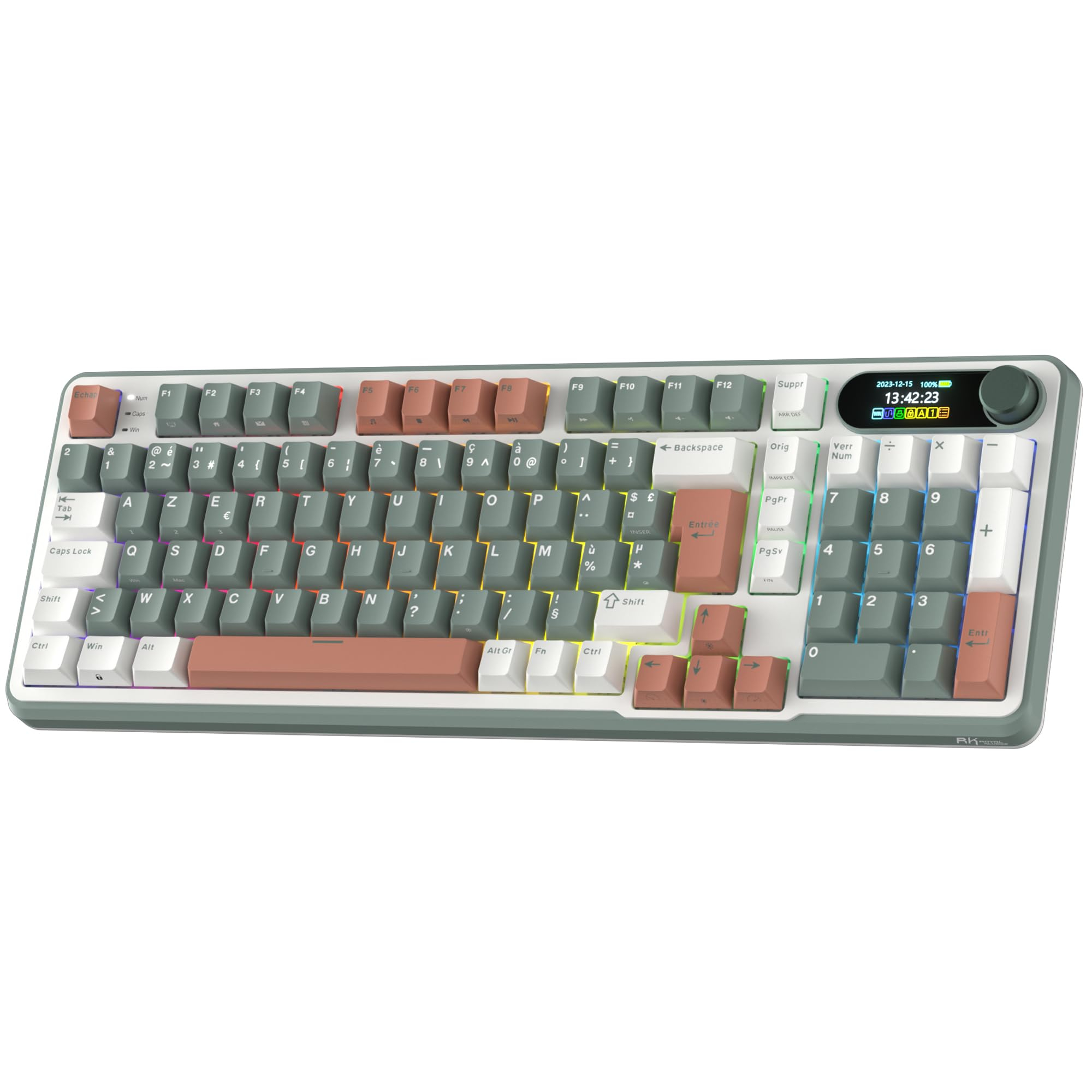 Clavier Mécanique sans fil Royal Kludge S98 - Azerty, 96%, plusieurs coloris (Vendeur Tiers)