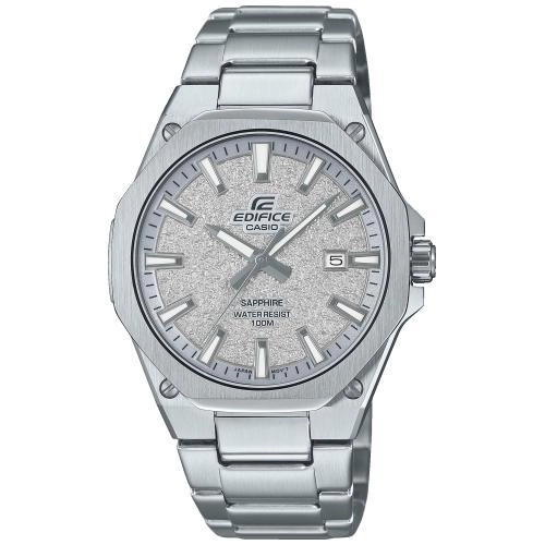 Montre Casio Edifice EFR-S108DE-8AVUEF (Verre saphir, 7,8 mm, 100 m) – Cadran texturé gris