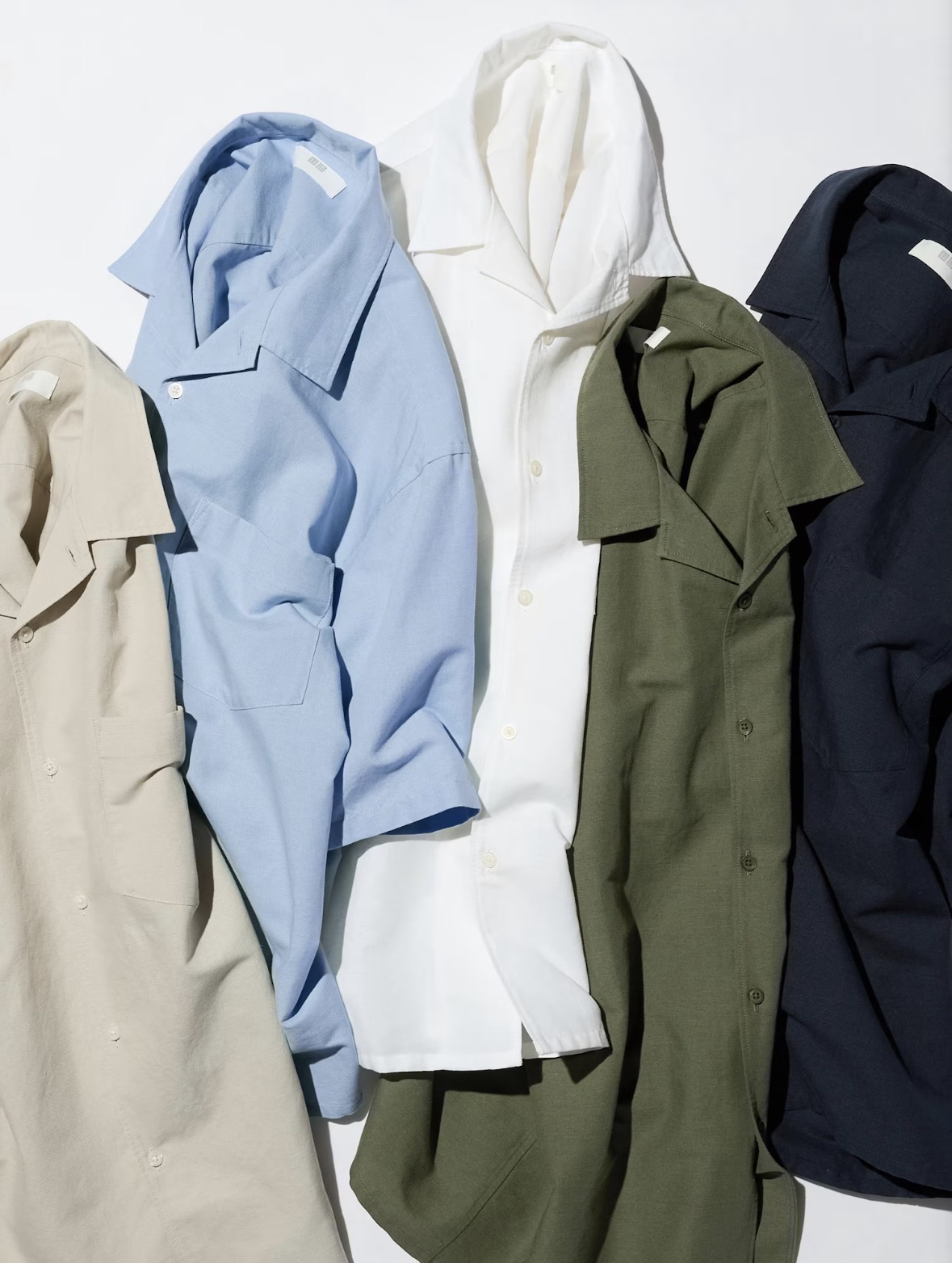 Chemise en lin et coton mélangés Uniqlo - taille XS à 3XL