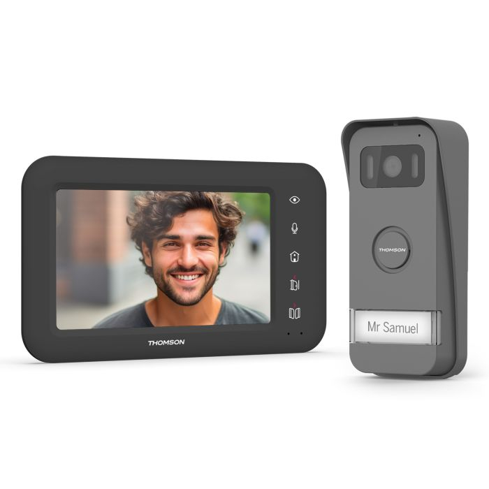 Visiophone filaire connecté Thomson Tili Smart et ouverture du portail à distance