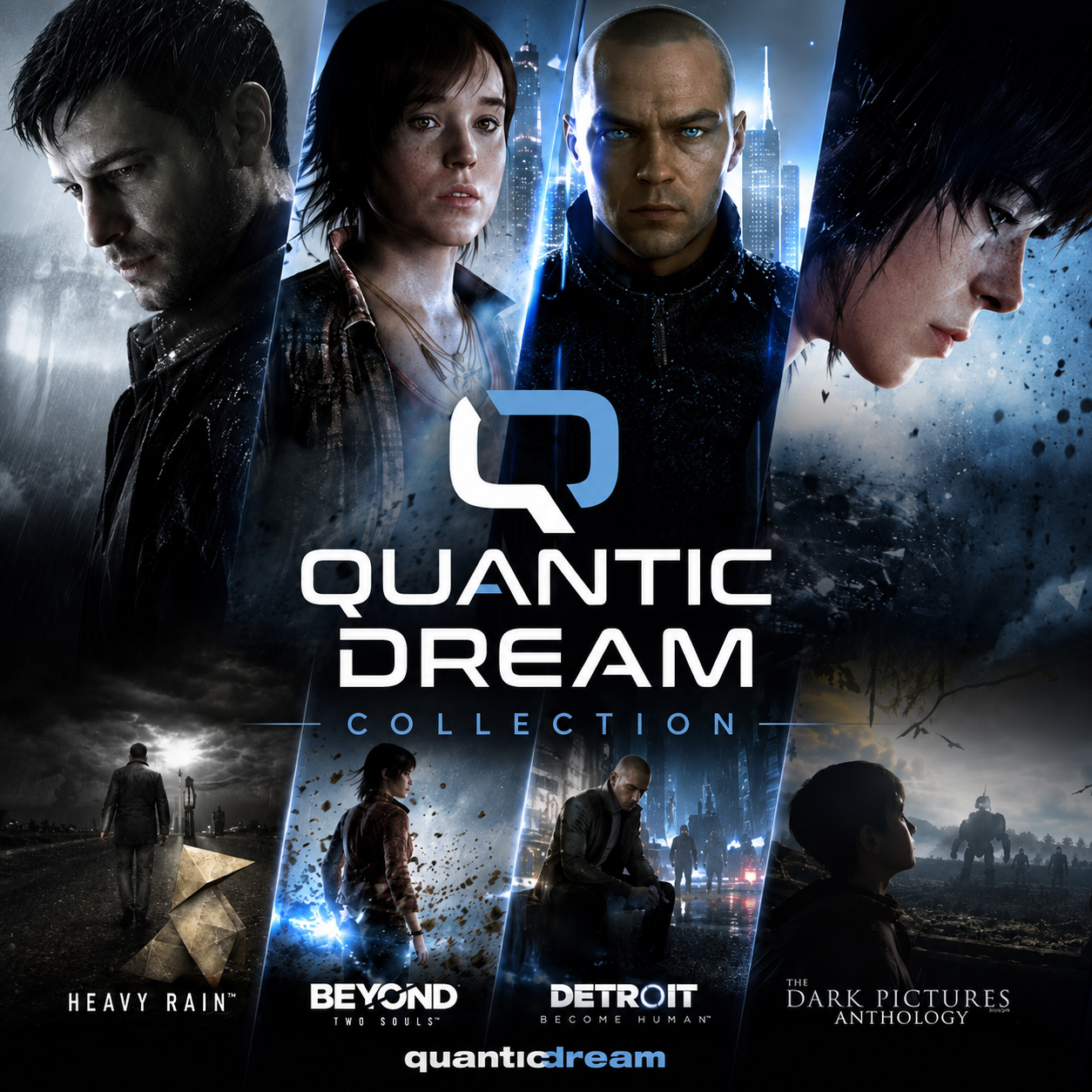 Quantic Dream Collection: Detroit: Become Human - Beyond: Two Souls, Heavy Rain, Fahrenheit: Indigo Prophecy sur PC (Dématérialisé - Steam)
