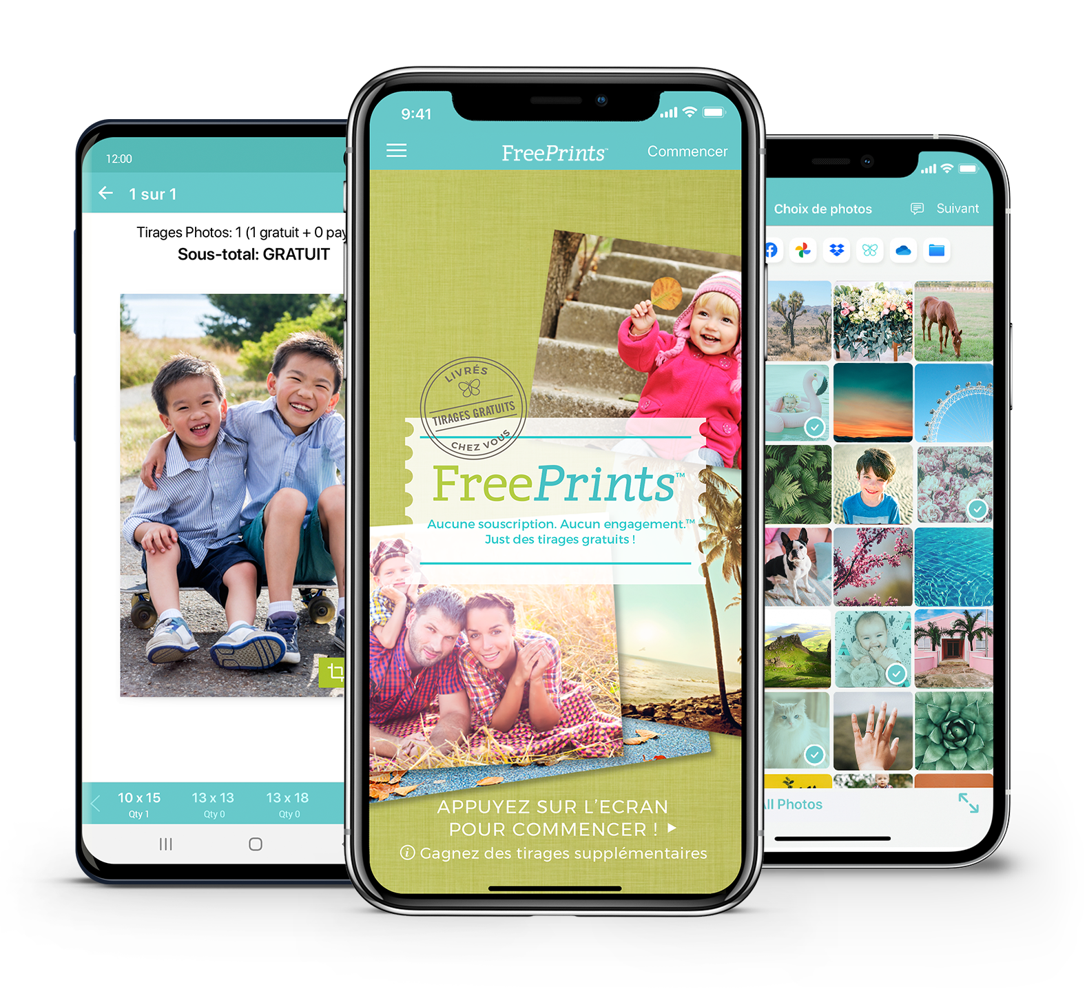 [Nouveaux clients] 20 Tirage photo 10x15 gratuit + livraison offerte (freeprintsapp.fr)