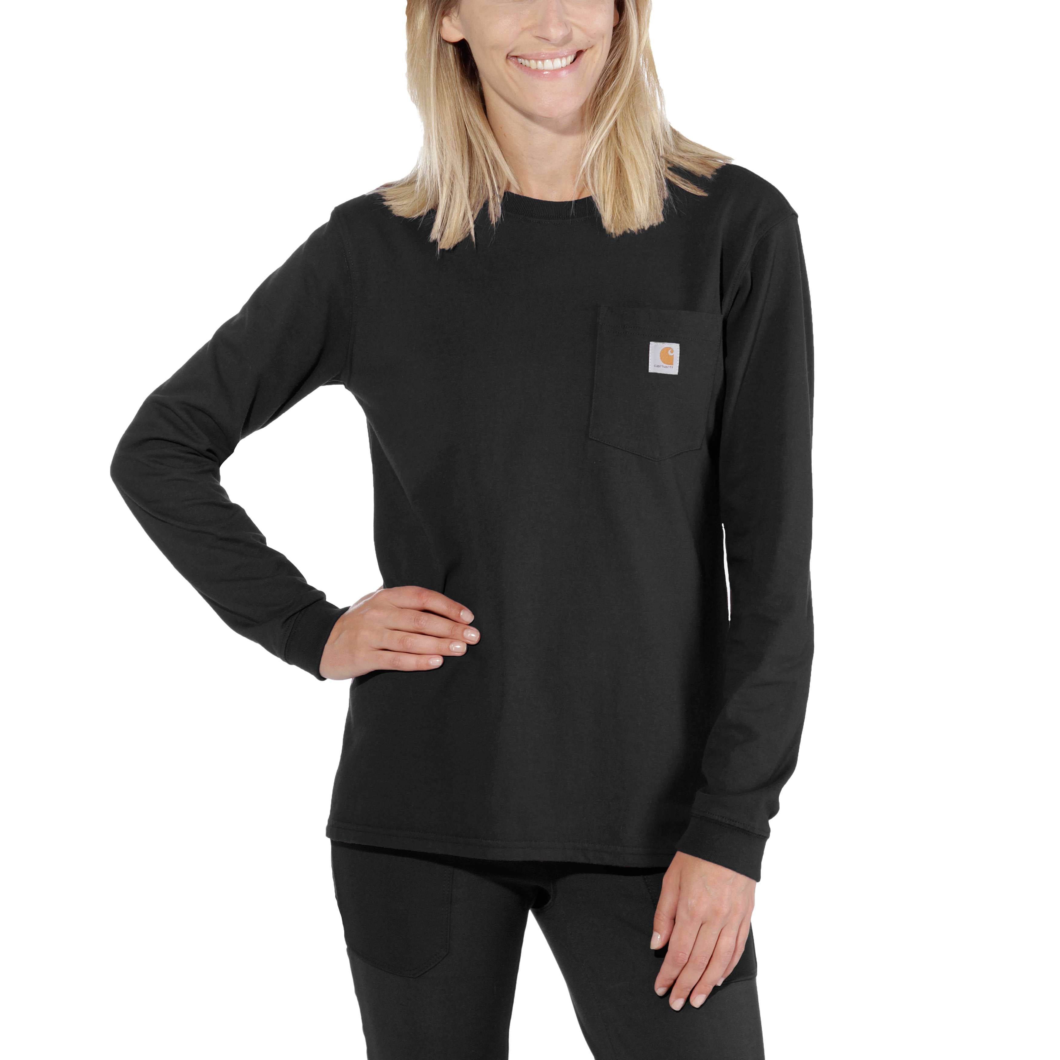T-shirt Carhartt à manches longues avec poche - épais ample, taille du XS au XL