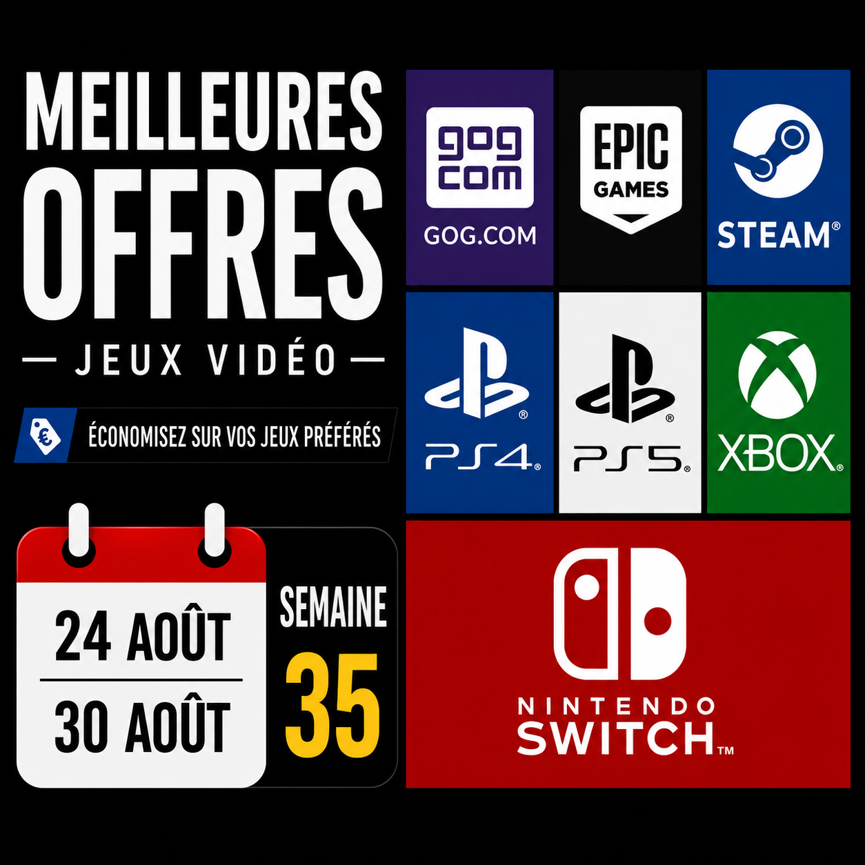 [MegaThread] Récap' des meilleures offres Jeux Vidéo: Physiques & Dématérialisées sur Switch, PlayStation, Xbox et PC. Ex: Alan Wake