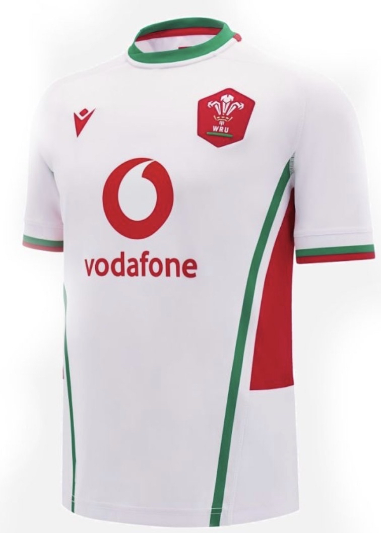 Maillot Extérieur Pays De Galles Rugby 2024/25 Macron - Tailles du L au 5XL