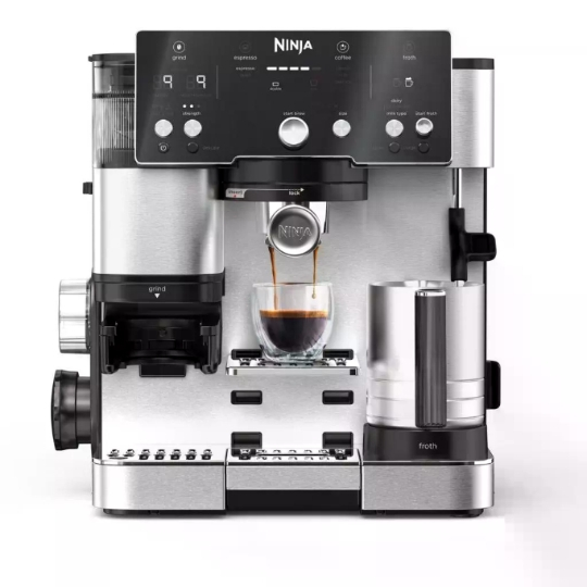 Machine à Expresso avec Broyeur intégré Ninja Luxe Essential 2-en-1 ES501EU (via 45€ fidélité)