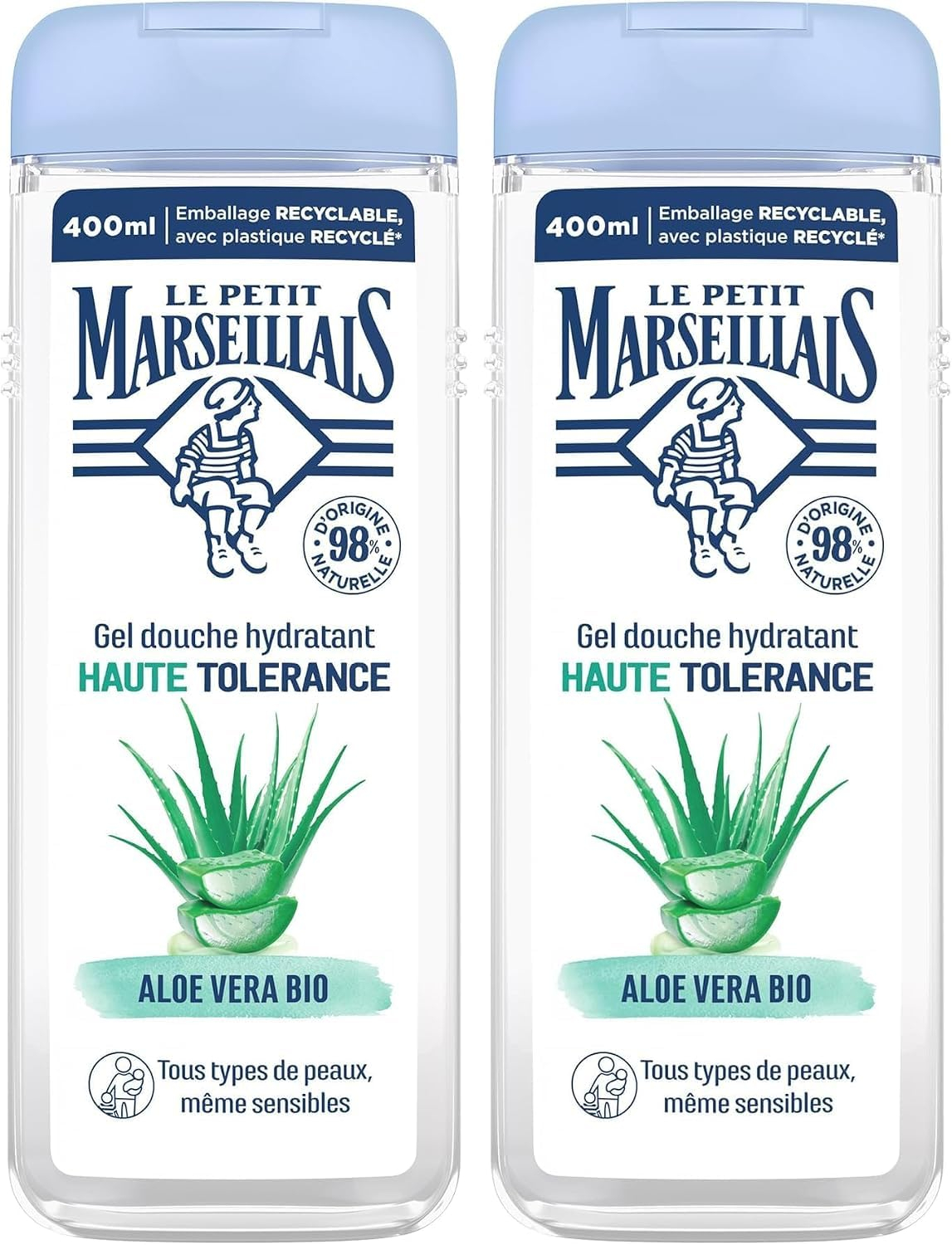 Lot de 2 Gel Douche Le Petit Marseillais - 2 x 400ml
