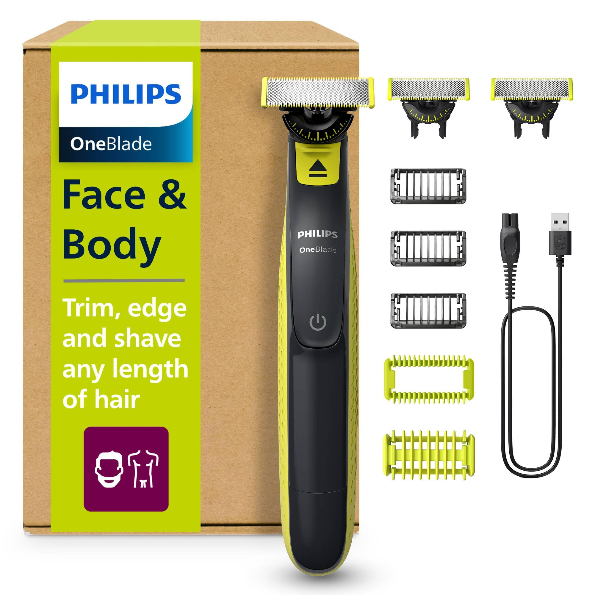 Tondeuse Philips OneBlade 360 QP2824/31 - avec 2 Lames