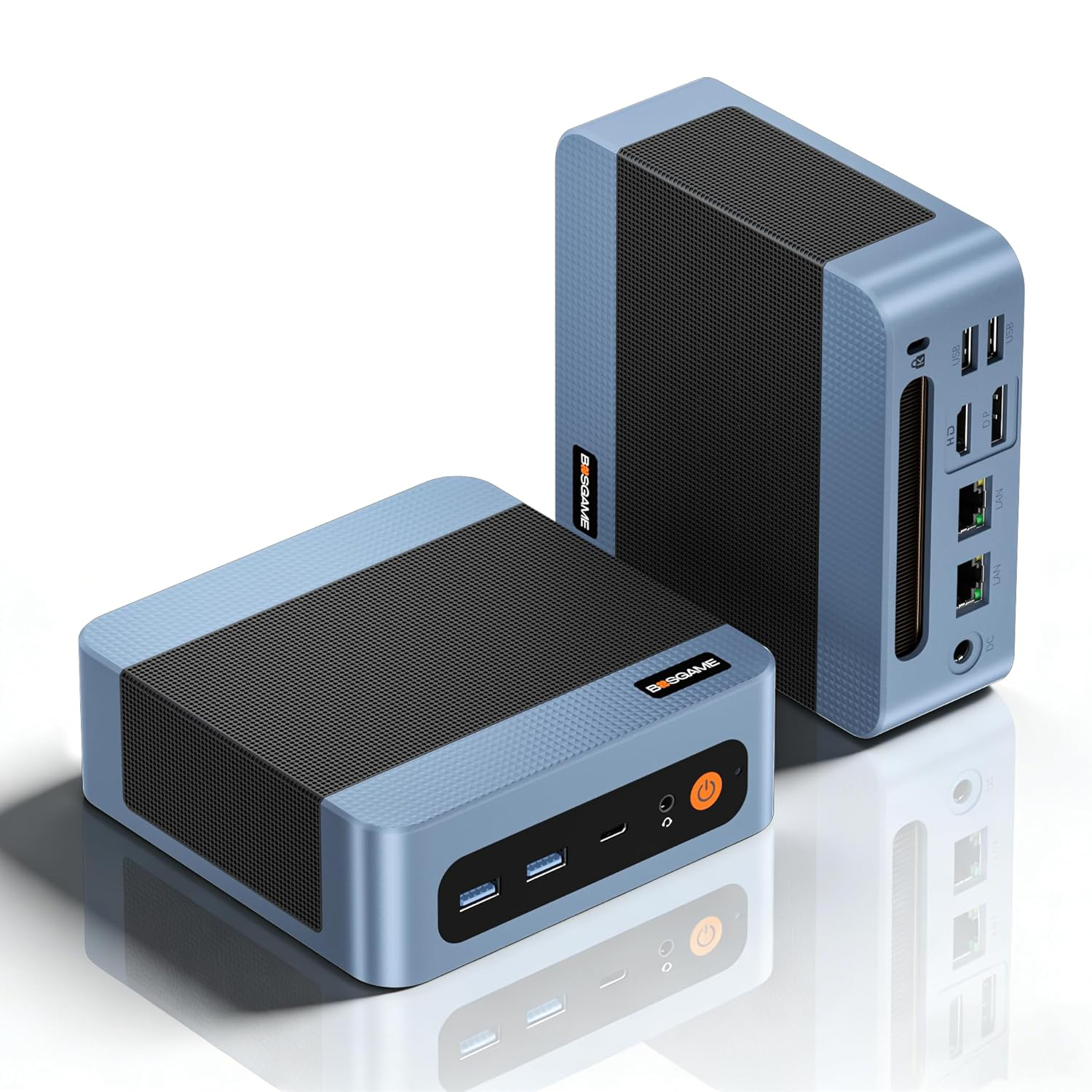 Mini PC Bosgame E5 - Ryzen 5 5300U, 8 Go DDR4, SSD 256 Go, WiFi 5 & BT 5.0, 2x2,5 GbE, W11 Pro (Via Coupon - Vendeur Tiers)