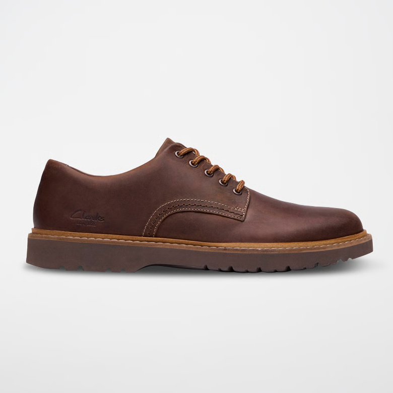 Chaussures Derbys Clarks Weltridge - en Cuir, Marron, Tailles 40, 41,5 ou 44,5