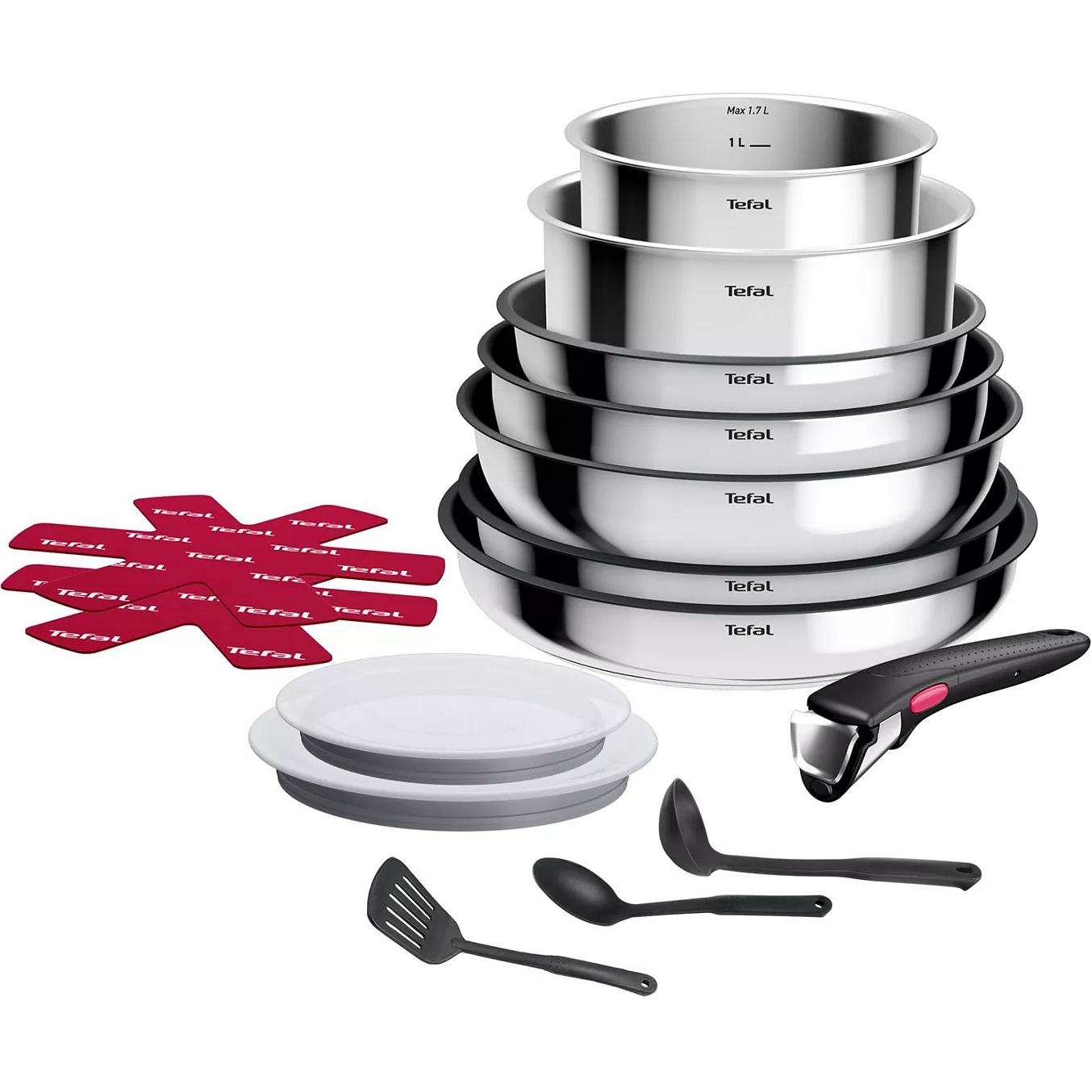 Batterie de cuisine Tefal Ingenio Cook Eat L881SF04 - 15 pièces