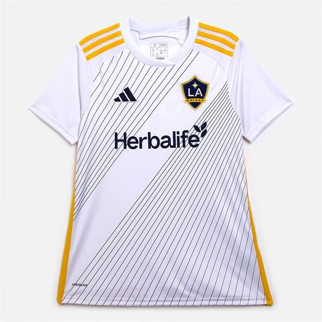 Maillot Adidas Domicile LA Galaxy 24/25 Blanc/Dark Blue