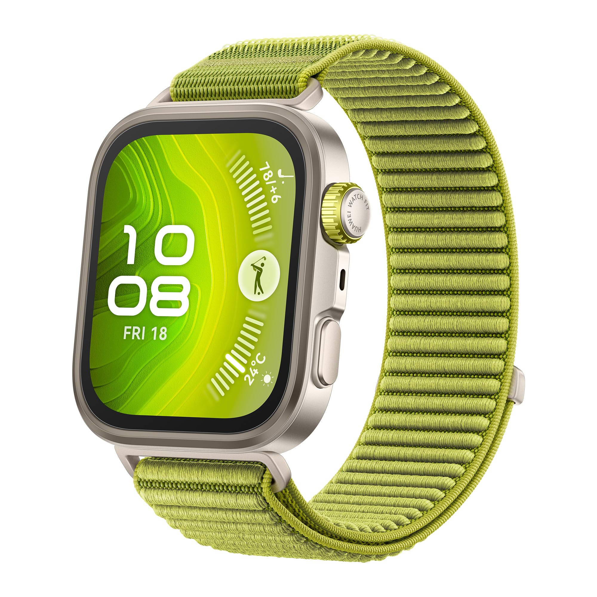 Montre connectée Huawei Watch Fit 4 Pro - Coloris vert