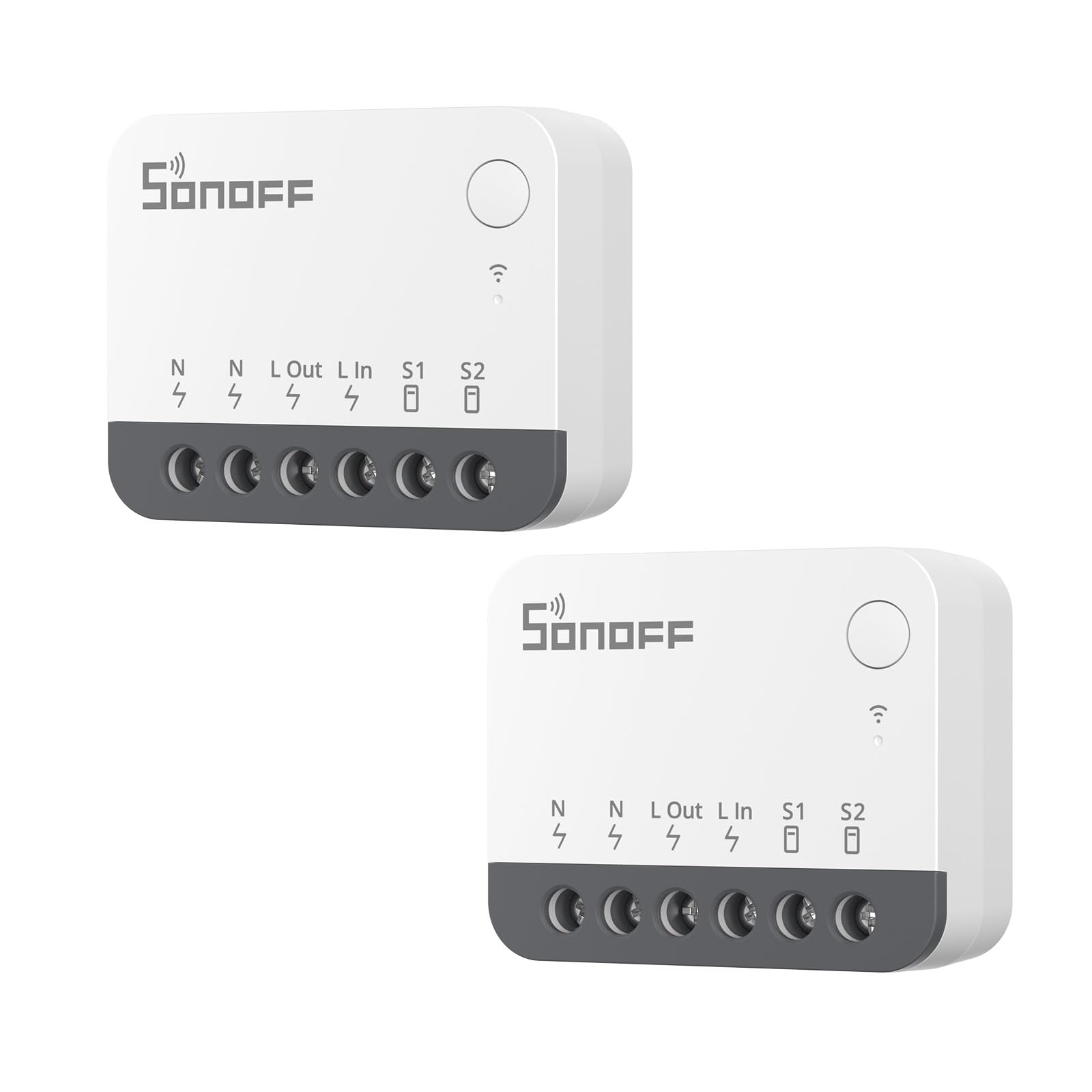 Lot de 2 Interrupteurs Intelligents SonOff Zigbee - Compatible Alexa & Google Home
