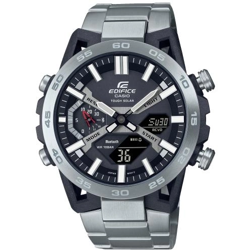Montre Casio Edifice ECB-2000D-1AEF - Solaire, Bluetooth, chronographe, 10 ATM
