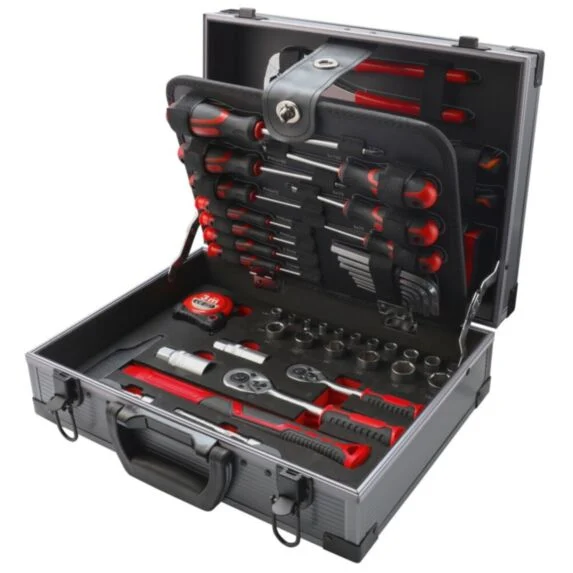 Coffret à outils aluminium Inventiv - 110 pièces