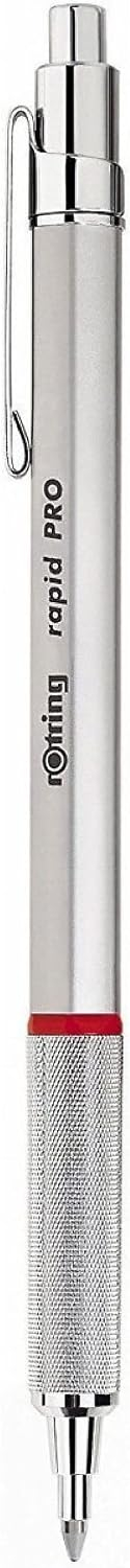 Stylo-Bille rOtring Rapid Pro - Pointe Moyenne, Argent