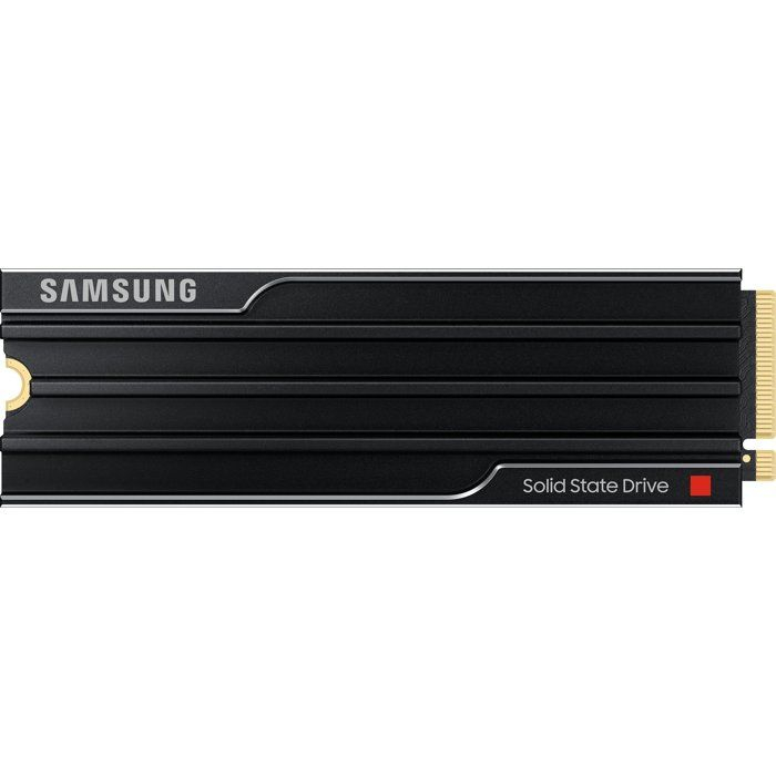 SSD Interne Samsung 9100 PRO avec dissipateur - 1 To, NVMe M.2 PCIe 5.0x4, Vitesse lecture jusqu'à 14 800 Mo, s