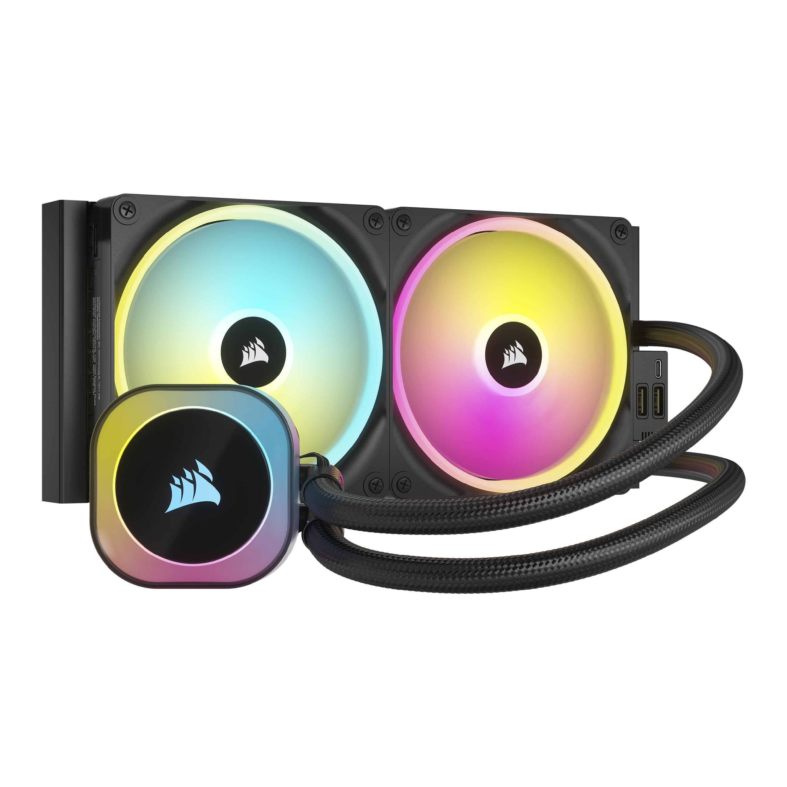 AIO Watercooling CPU Corsair iCUE Link H115i RGB Liquid CPU Cooler - 280mm AIO - QX140 RGB - Intel LGA 1700, AMD AM5