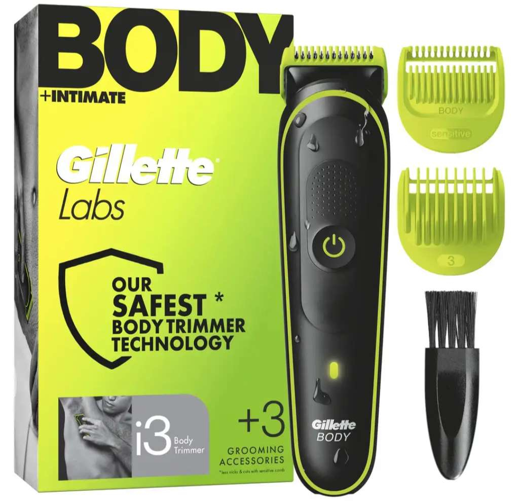 Tondeuse Gillette Labs I3 Body & Intimate (Via 34,92€ sur la Carte de Fidélité et 16€ en BA)