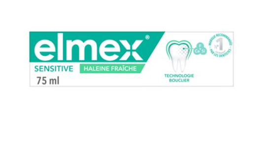 Sélection de dentifrices Elmex en promotion, le 3ème offert - Ex : Lot de 3 dentifrice Elmex Sensitive Haleine fraîche - 75ml