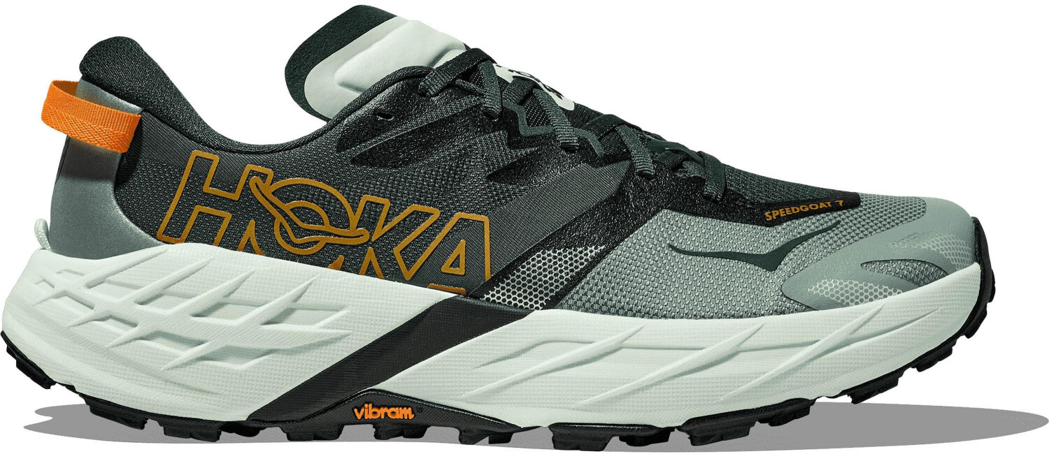 Chaussures Hoka Speedgoat 7 - Vert & Blanc, Taille 47 1/3