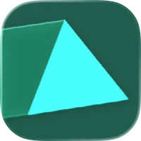 Trigono - Dangerous Triangles, Jeu de survie dans un monde triangulaire, lasers, murs mouvants et comètes (Dématérialisé Android IOS)