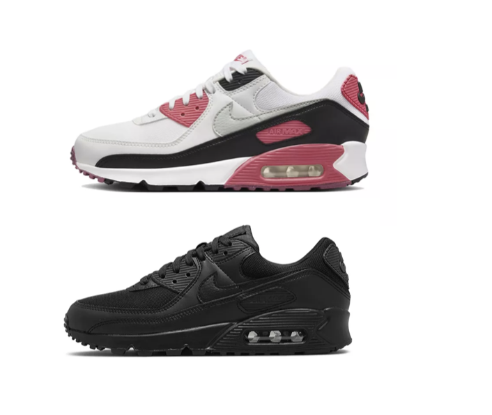 Baskets Nike Air Max 90 - Quatres Coloris, taille 40,5 à 44