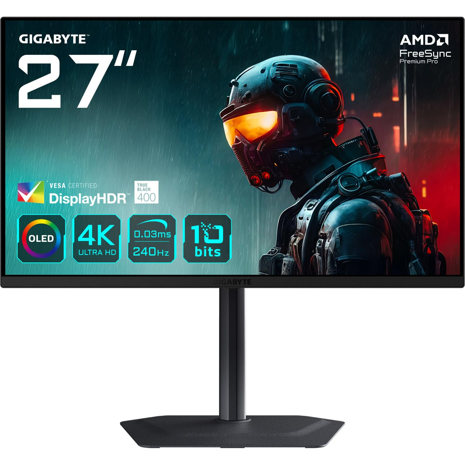 Écran PC 27" Gigabyte MO27U2 QD-OLED 4K 240Hz