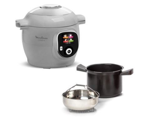 Multicuiseur Moulinex Cookeo Gris 80 recettes CE854B10