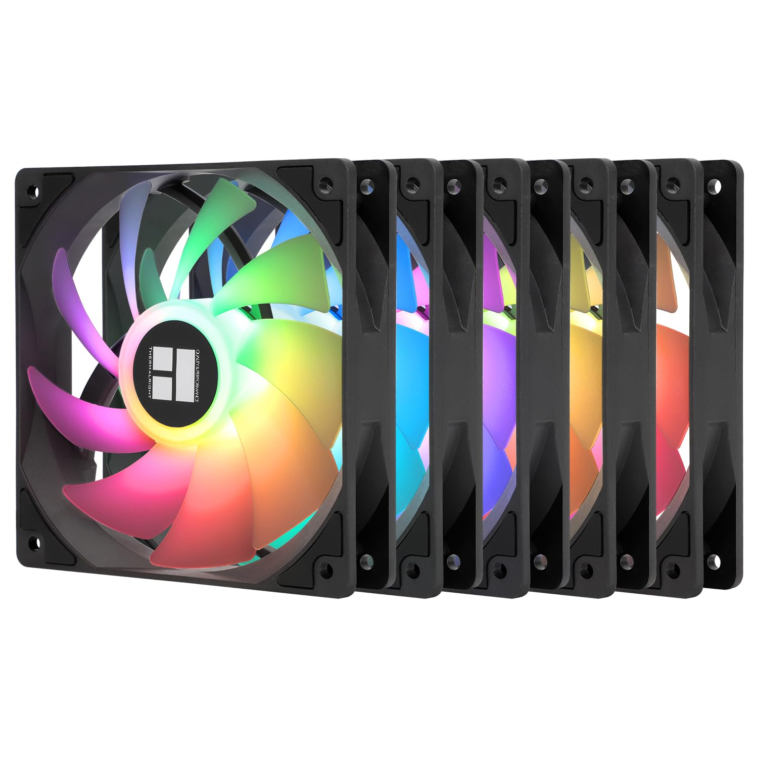 Lot de 5 Ventilateurs PC Thermalright TL-C12C-S X5 - pack de 5, 120 mm, PWM, jusqu'à 1550 tr/min (Vendeur tiers)