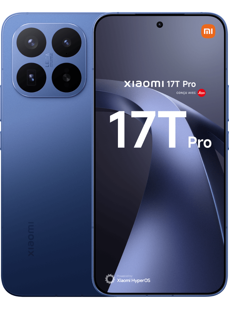 [Clients Red By SFR] Smartphone 6,83" Xiaomi 17T Pro 5G- 512 Go bleu, rose ou noir (Via 100€ d'ODR et 100€ Bonus reprise)