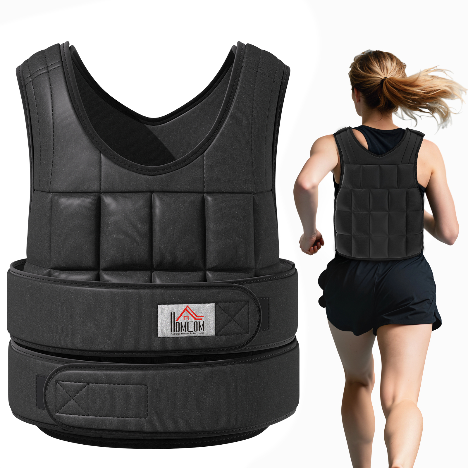Gilet Lesté Réglable Homcom - 20 Kg