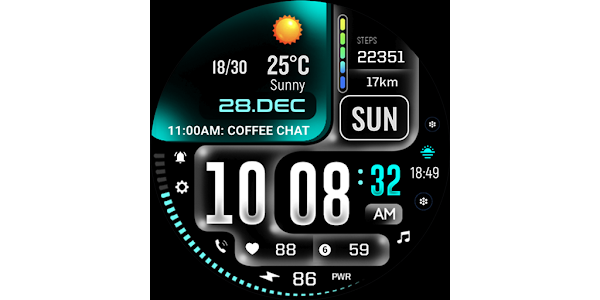 Cadran ML2U 367 gratuit sur Wear OS 5+ (Google Play)