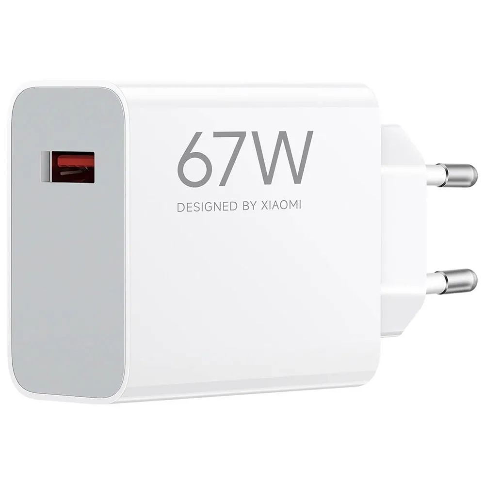 Chargeur Mural Xiaomi 67W - USB-A, charge rapide QC3.0, compact